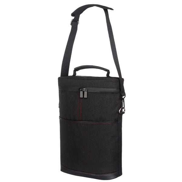 Portable Insulated Double Wine Cooler Bag For Travel