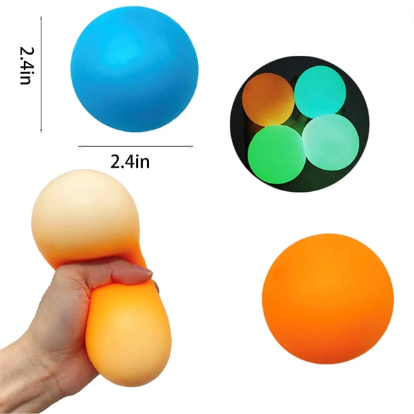 Round Shape Stress Relief Balls Squeeze Toys