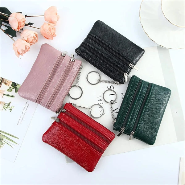 Unisex Universal Credit Card Change Wallet With Keychain