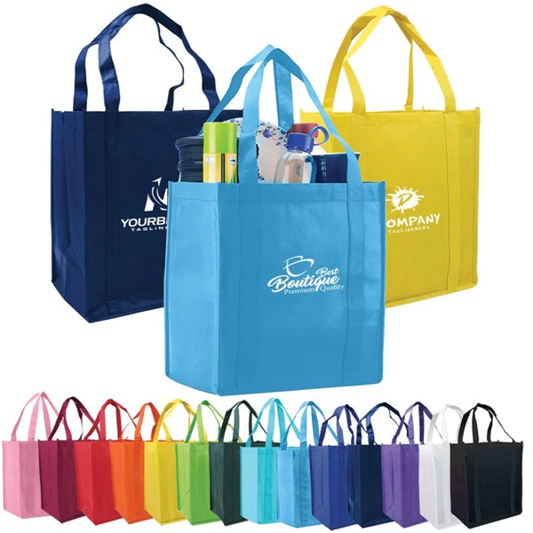 Non-Woven Grocery Shopping Tote Bags