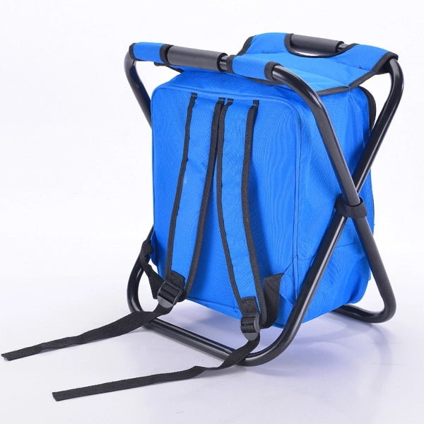 Foldable Chair with Cooler Backpack Bag