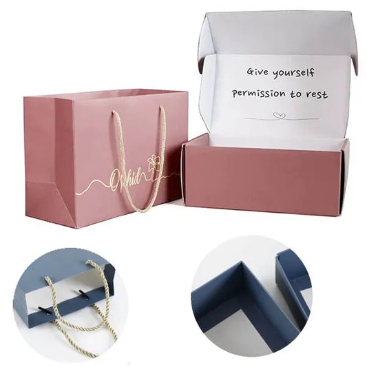 Shopping Clothing Bags And Packaging Boxes