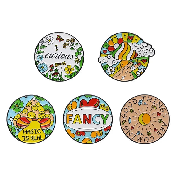 Golf Ball Markers Assorted Patterns