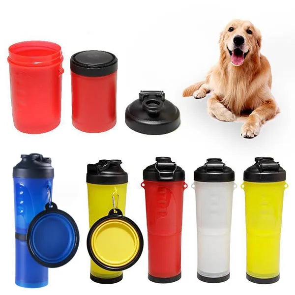 2-in-1 Pet Travel Bottle Bowl