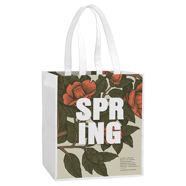 Laminated Non-Woven Tote Bag(13" X 15" X 10")