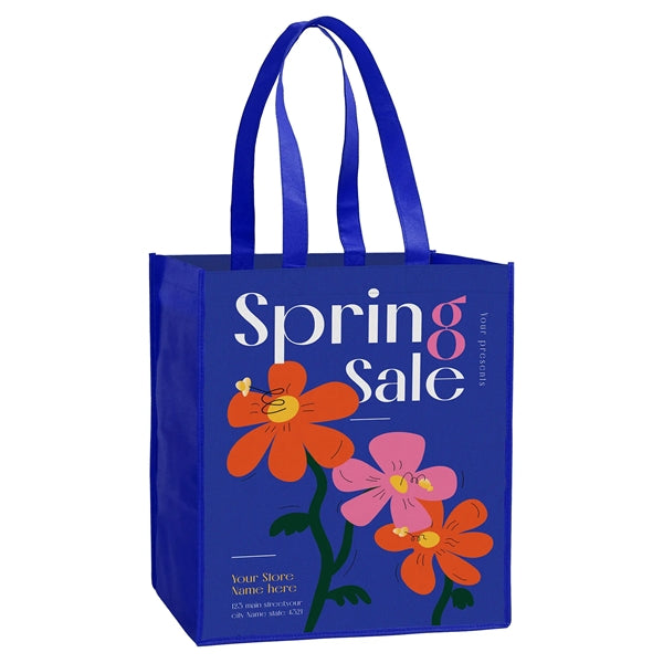 Laminated Non-Woven Tote Bag(13" X 15" X 10")