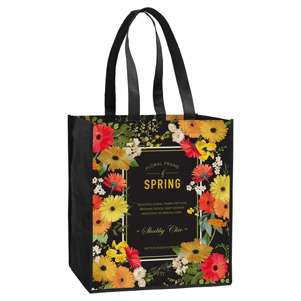 Laminated Non-Woven Tote Bag(13" X 15" X 10")
