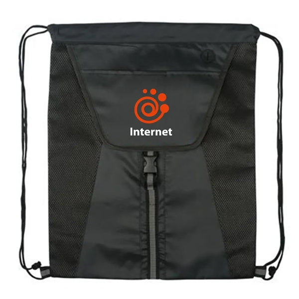 Allure 210D Polyester Drawstring Backpack