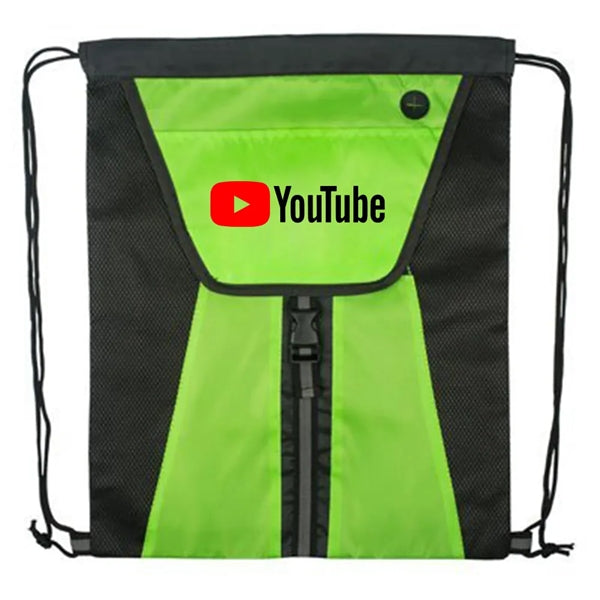 Allure 210D Polyester Drawstring Backpack