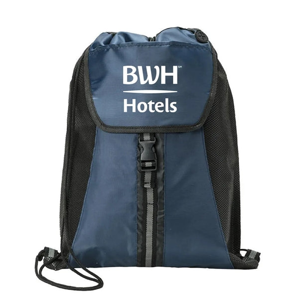 Allure 210D Polyester Drawstring Backpack