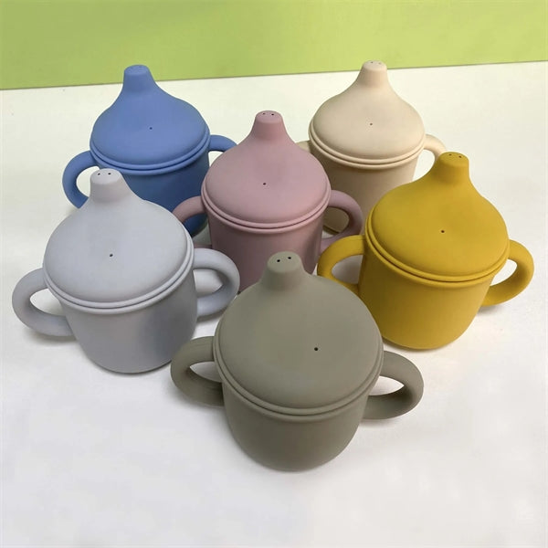 Baby Silicone Sippy Training Cup