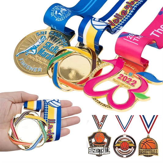 Winners Sports Reward Motivational Medals With Neck Ribbon