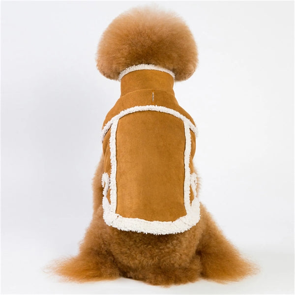 Warm Dog Fleece Sherpa Winter Sweater Coats Jacket Vest