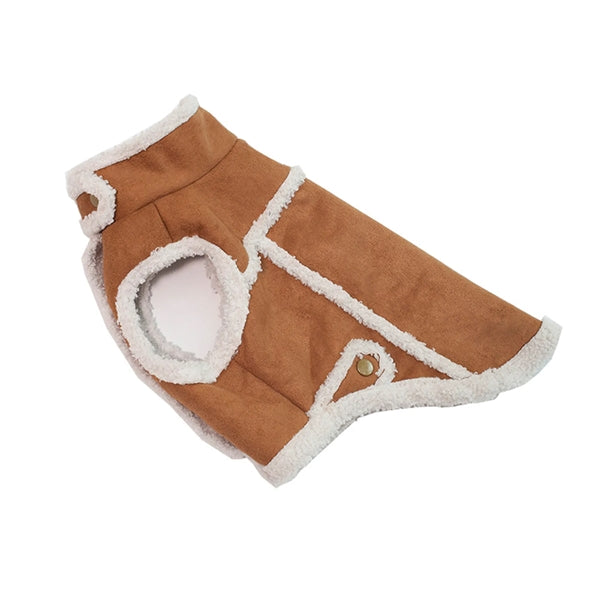 Warm Dog Fleece Sherpa Winter Sweater Coats Jacket Vest