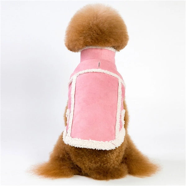 Warm Dog Fleece Sherpa Winter Sweater Coats Jacket Vest