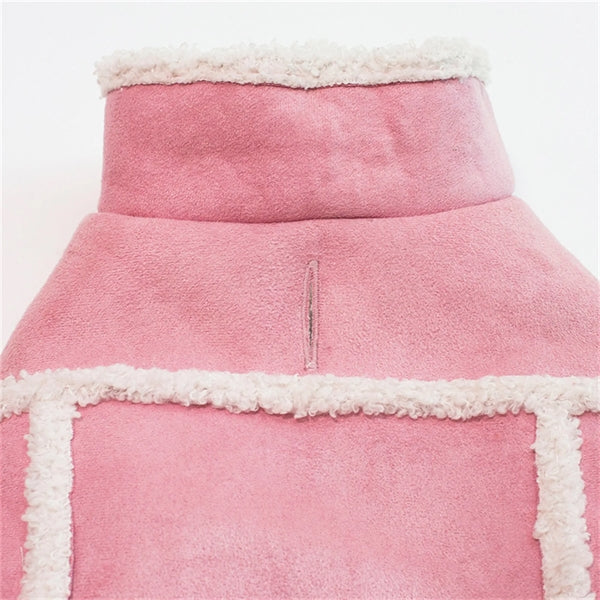 Warm Dog Fleece Sherpa Winter Sweater Coats Jacket Vest