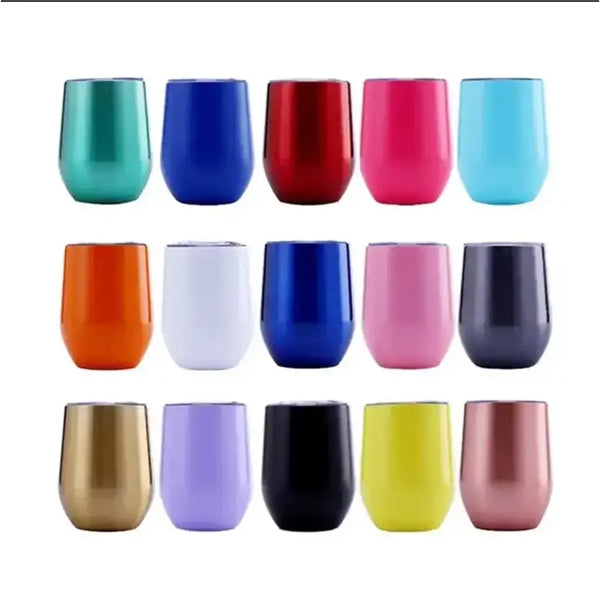 12oz Eggshell Shape Stainless Steel Vacuum Cup