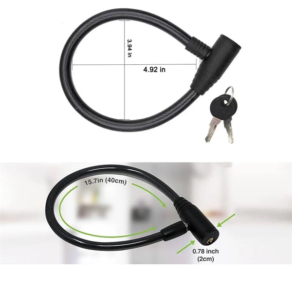 Multi Functional Cable Keyed Lock