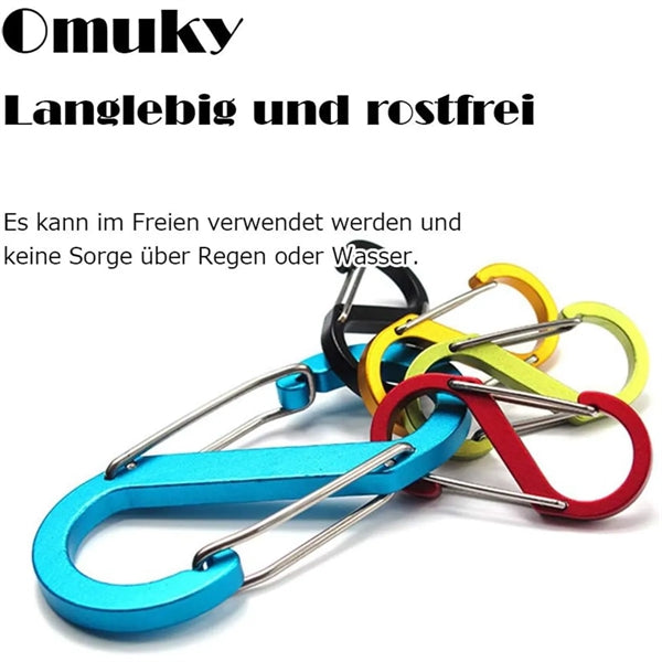 S Shape Durable Locking Carabiner