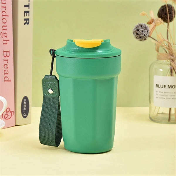 15 Oz Portable Belt Style Custom Coffee Tumbler