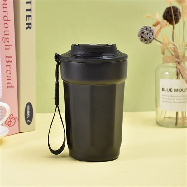 15 Oz Portable Belt Style Custom Coffee Tumbler