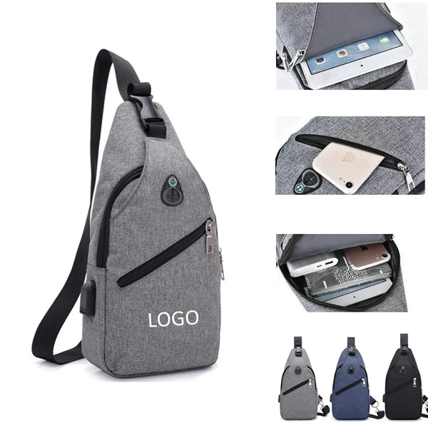 Crossbody Sling Backpack Waterproof Chest Bag