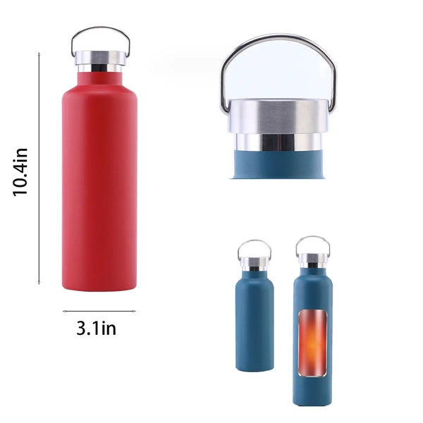 25 Oz Travel Portable Stainless Steel Water Bottle