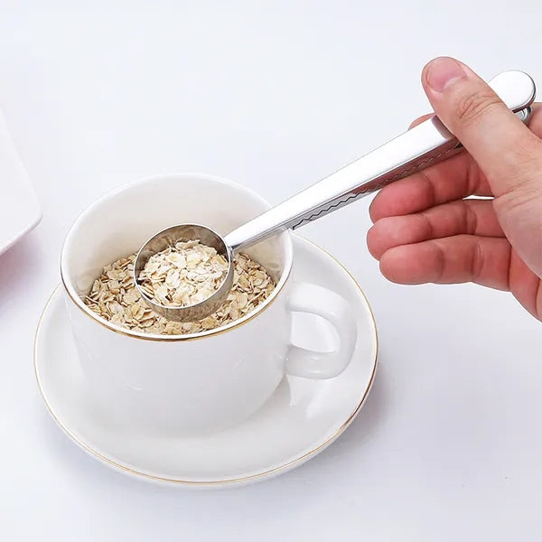 Measuring Coffee Scoop and Bag Clip
