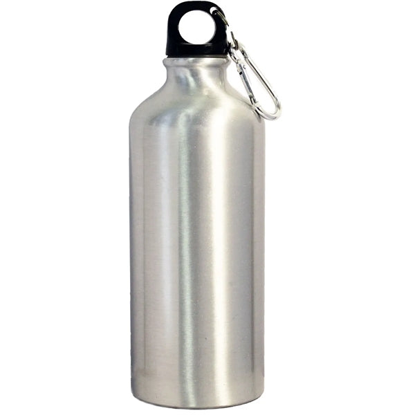 22Oz Aluminum Sports Water Bottle w/ Carabiner