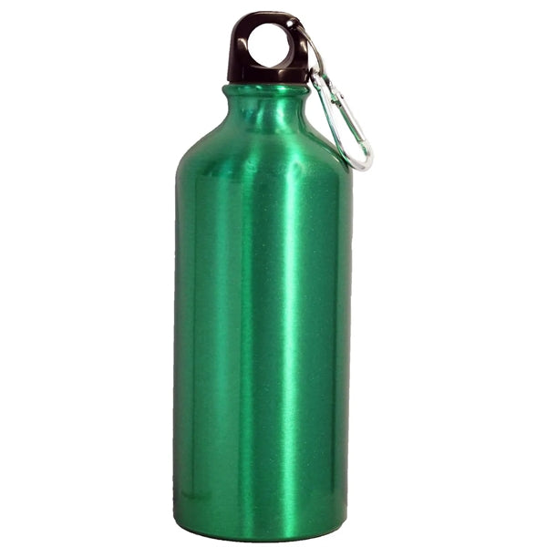 22Oz Aluminum Sports Water Bottle w/ Carabiner