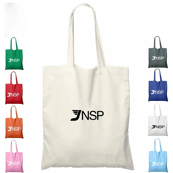 Lightweight Cotton Economy Tote Bags - Natural