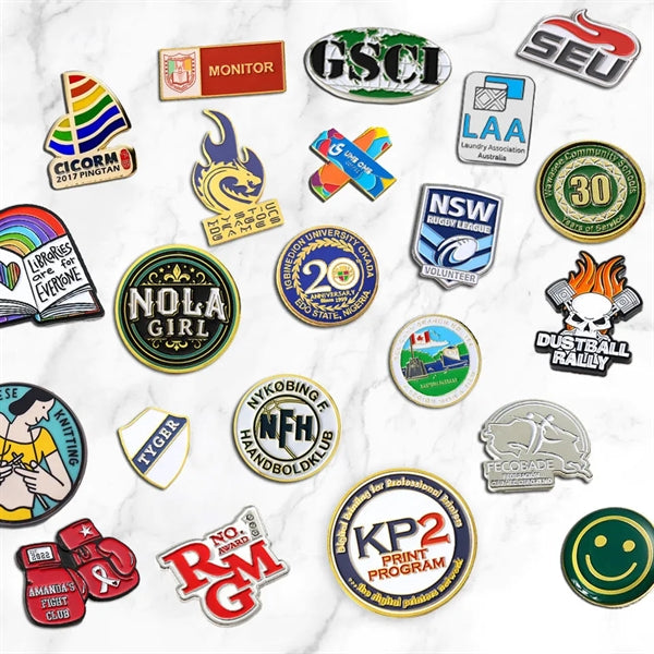 2" Soft Lapel Enamel Pins