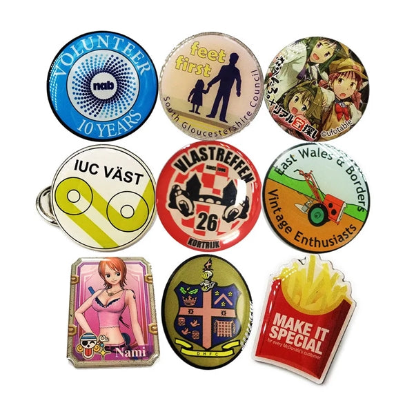 2" Soft Lapel Enamel Pins