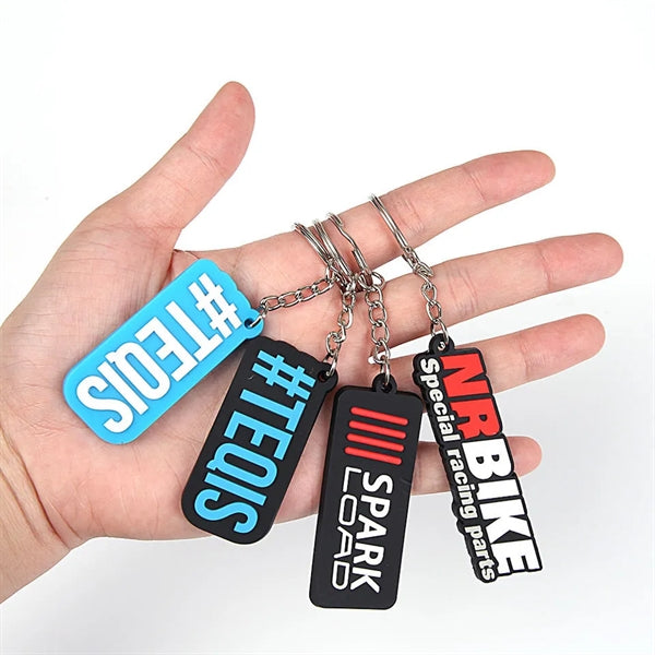 2D PVC Key Tag Chain 1 Sided