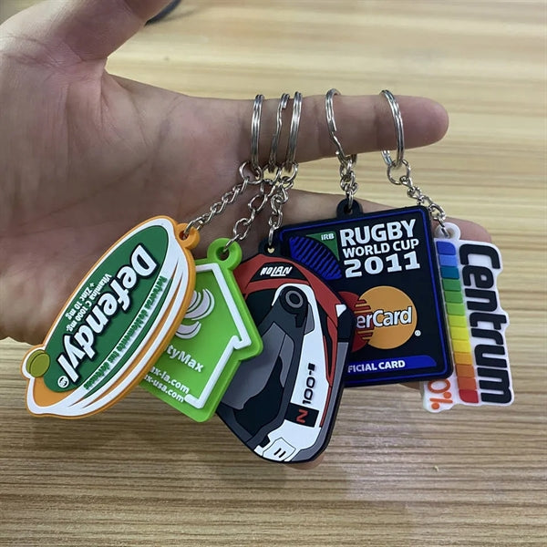 3D PVC Key Tag Chain 1 Sided