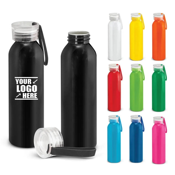 Aluminium Water Bottle with Straw