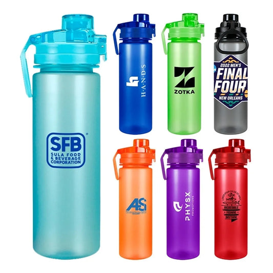 27 oz Push Button Water Bottle