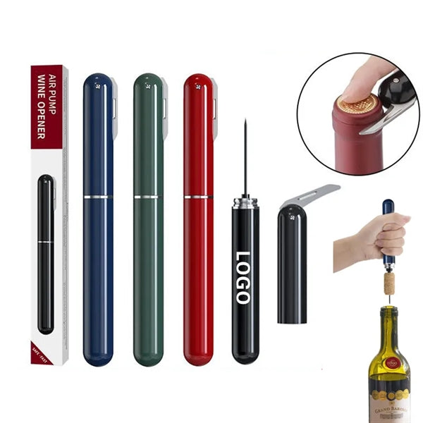 Air Pressure Wine Corkscrew With Foil Knife