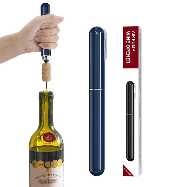 Air Pressure Wine Corkscrew With Foil Knife