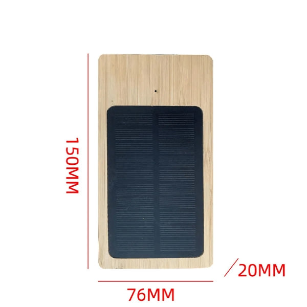 Outdoors Bamboo solar power bank