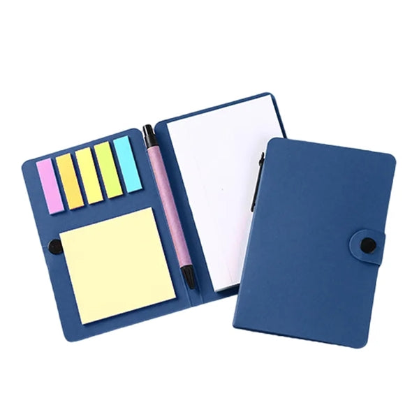 Eco Notebook with Sticky Notes and Pen