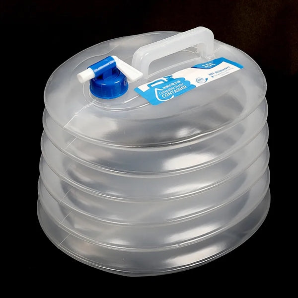 4gal Expandable Picnic Bucket Portable Travel Water Kettle