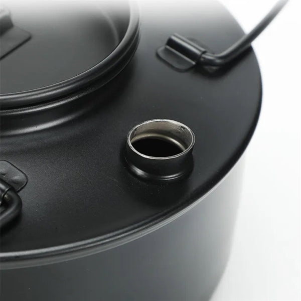 Camping Kettle Campfire Teapot Outdoor Hiking Cooking Pot