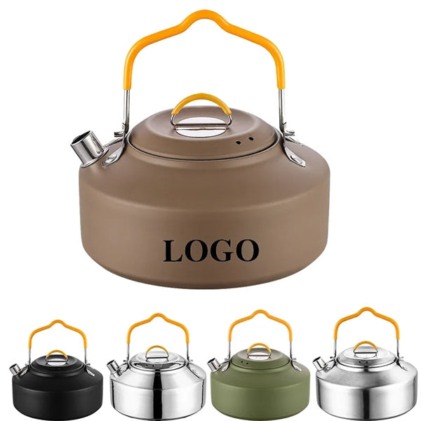 Outdoor Hiking Cooking Pot Camping Kettle Campfire Teapot