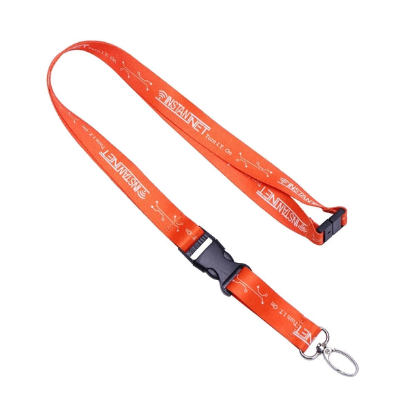 3/4" Wide Polyester Lanyards for Keys and Badge Holde
