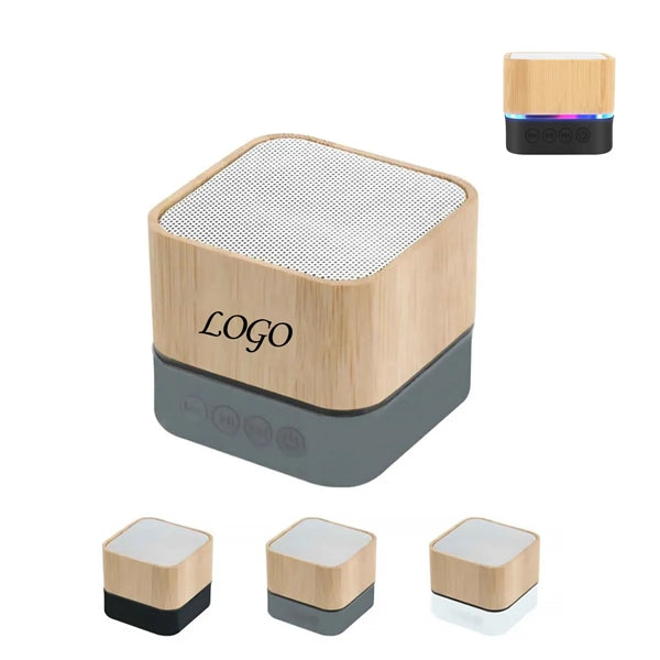Portable Bamboo Bluetooth Speaker