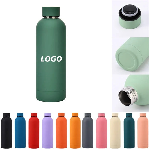 17 oz Stainless Steel Frosted Water Bottles
