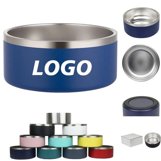 64 oz Non Slip Stainless Steel Dog Bowl
