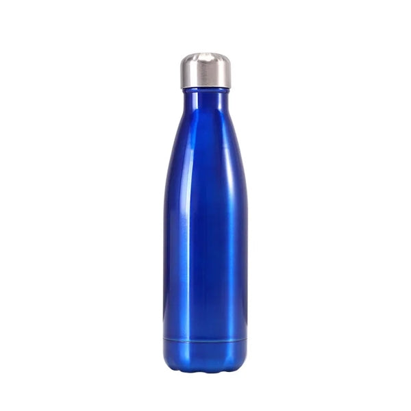 17 oz Cola-Style Stainless Steel Water Bottle with Sponge Br