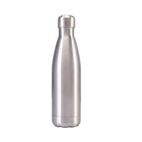 17 oz Cola-Style Stainless Steel Water Bottle with Sponge Br
